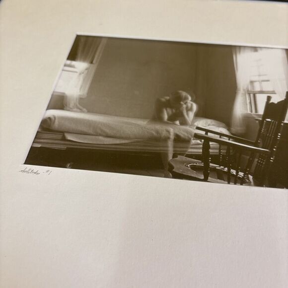 Cool! Framed Translucent Ghost Solitude #1 Photography Print Signed John Sayers - Picture 5 of 8